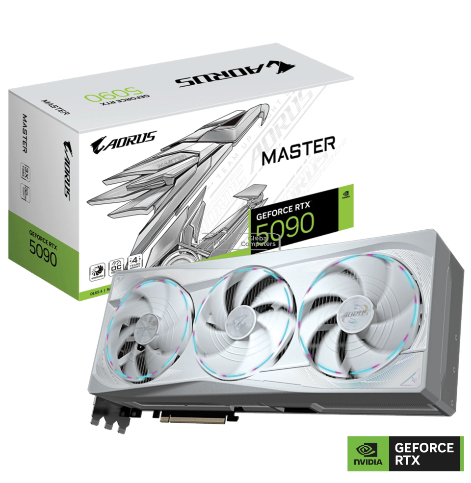 GIGABYTE AORUS GeForce RTX 5090 MASTER ICE 32G фото