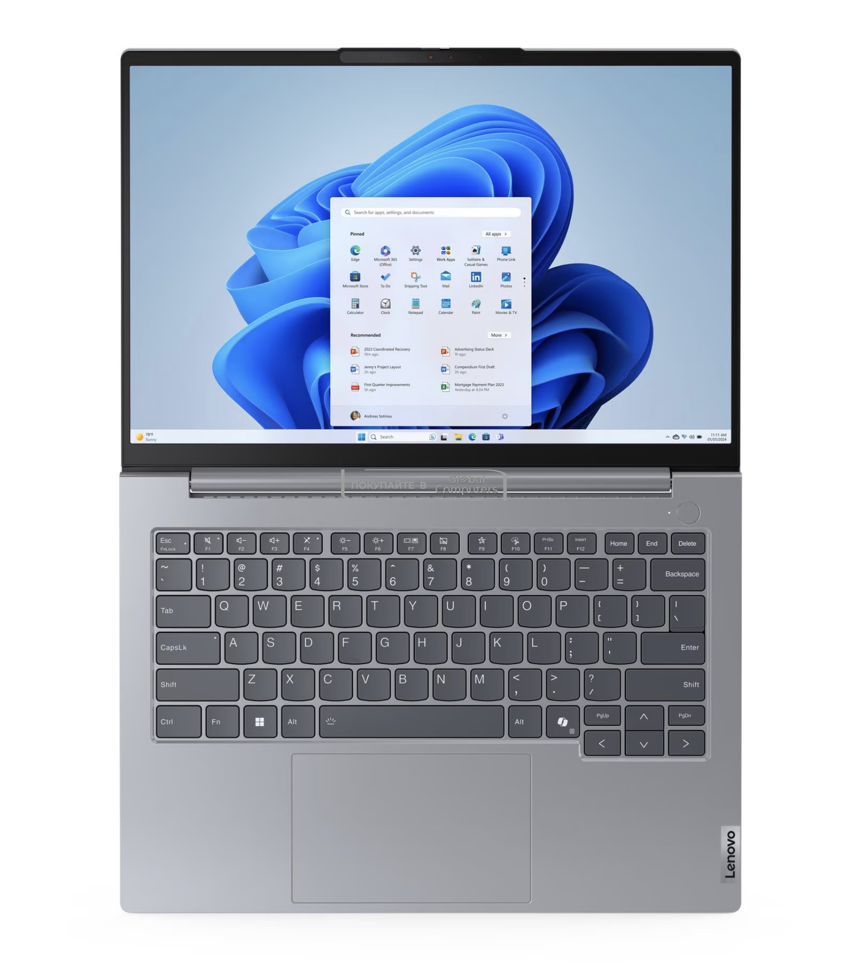Lenovo ThinkBook 14 G7+ IAH 14.5" 3.2K Intel Core Ultra 5 225H/32GB/1TB SSD/Win 11 (21TK0000CD) фото