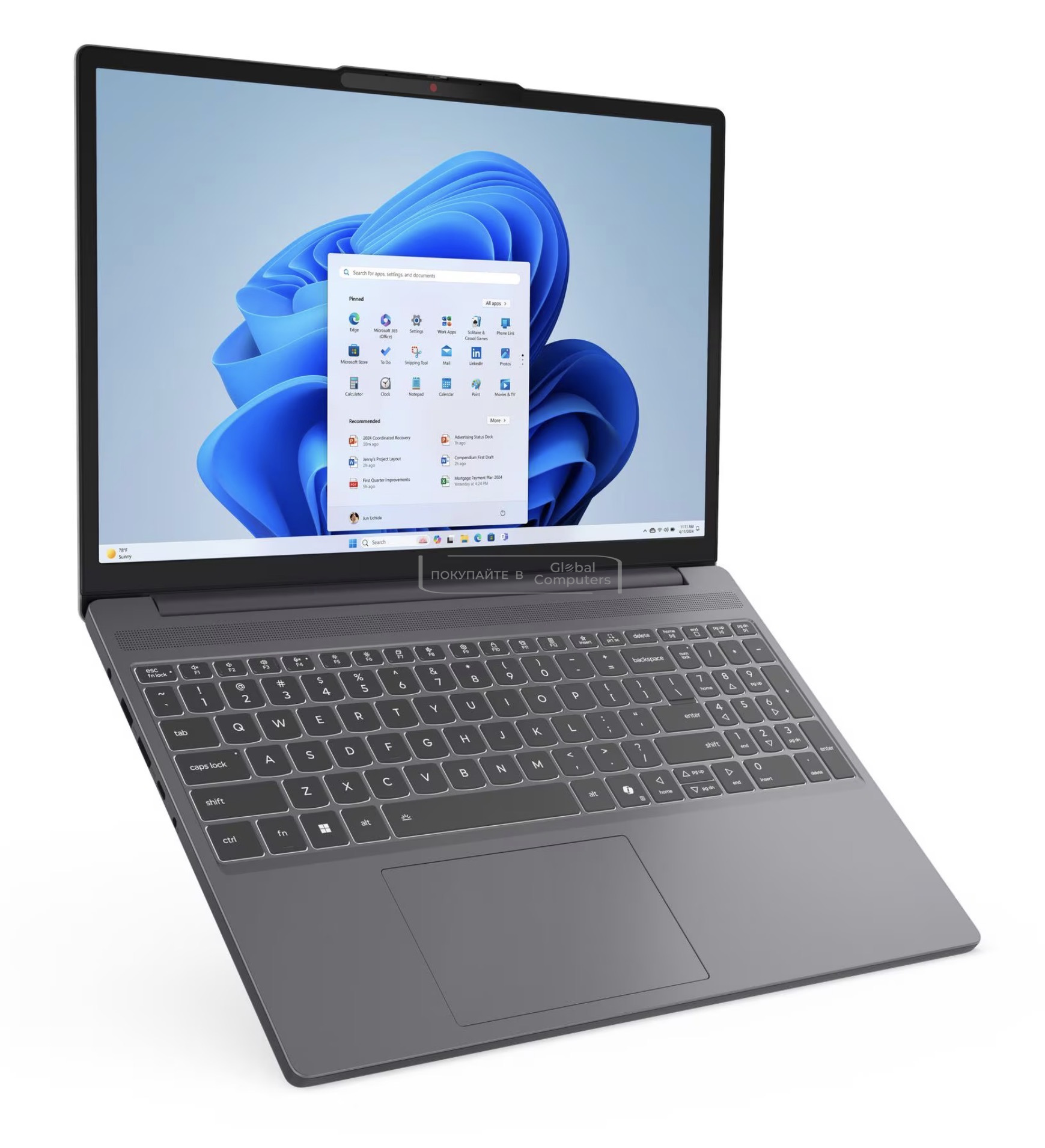 Lenovo IdeaPad Slim 3 15IRH10 15.3" FHD Intel Core i5 13420H/16GB/512GB SSD/Win 11 (83K100VEIN)