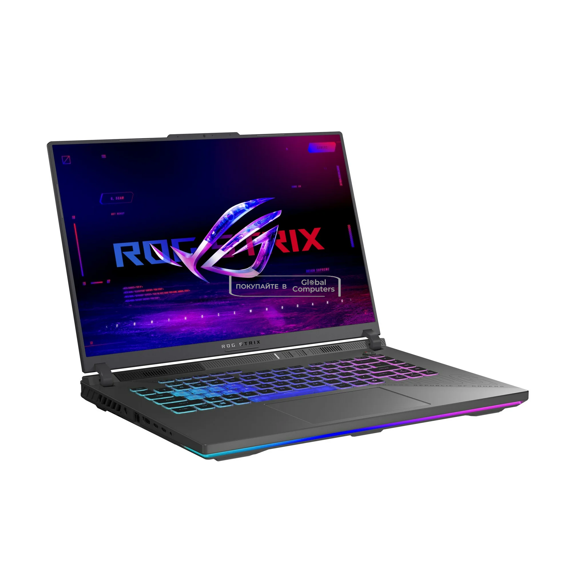 ASUS ROG Strix G16 G614FR-DS96 16" QHD AMD Ryzen 9 9955HX3D/32GB/1TB SSD/RTX 5070 Ti/Win 11 фото
