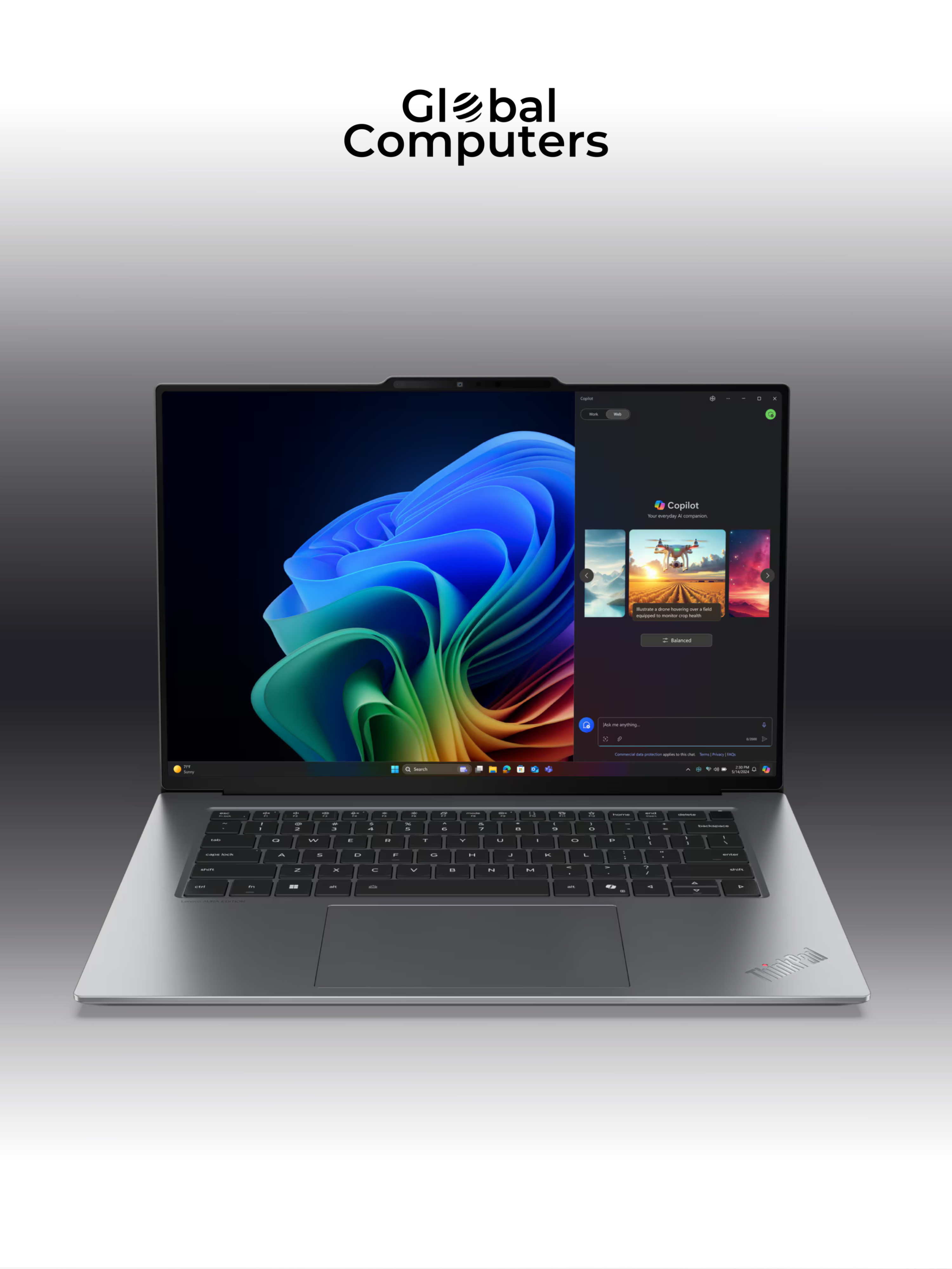 Ноутбук Lenovo ThinkPad X9-14 Gen 1 (Ultra 7 258V 2.2GHz/ 14"/ 2880x1800 120Hz/ 32GB LPDDR5X/ 1TB SSD/ Arc Graphics/ Win 11 Pro)