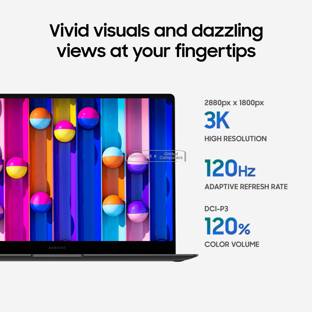 Samsung Galaxy Book5 Pro NP940XHA-KG1US 14" AMOLED Core Ultra 7 256V/16GB/512GB SSD/Win 11