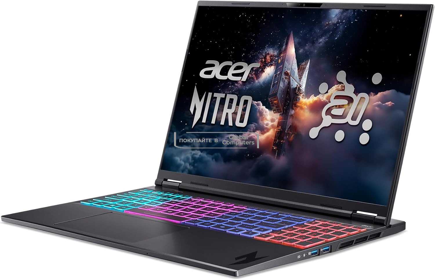 Acer Nitro 16S AI AN16S-61-R7YL 16" FHD AMD Ryzen AI 7 350H/16GB/1TB SSD/RTX 5060/Win 11 фото
