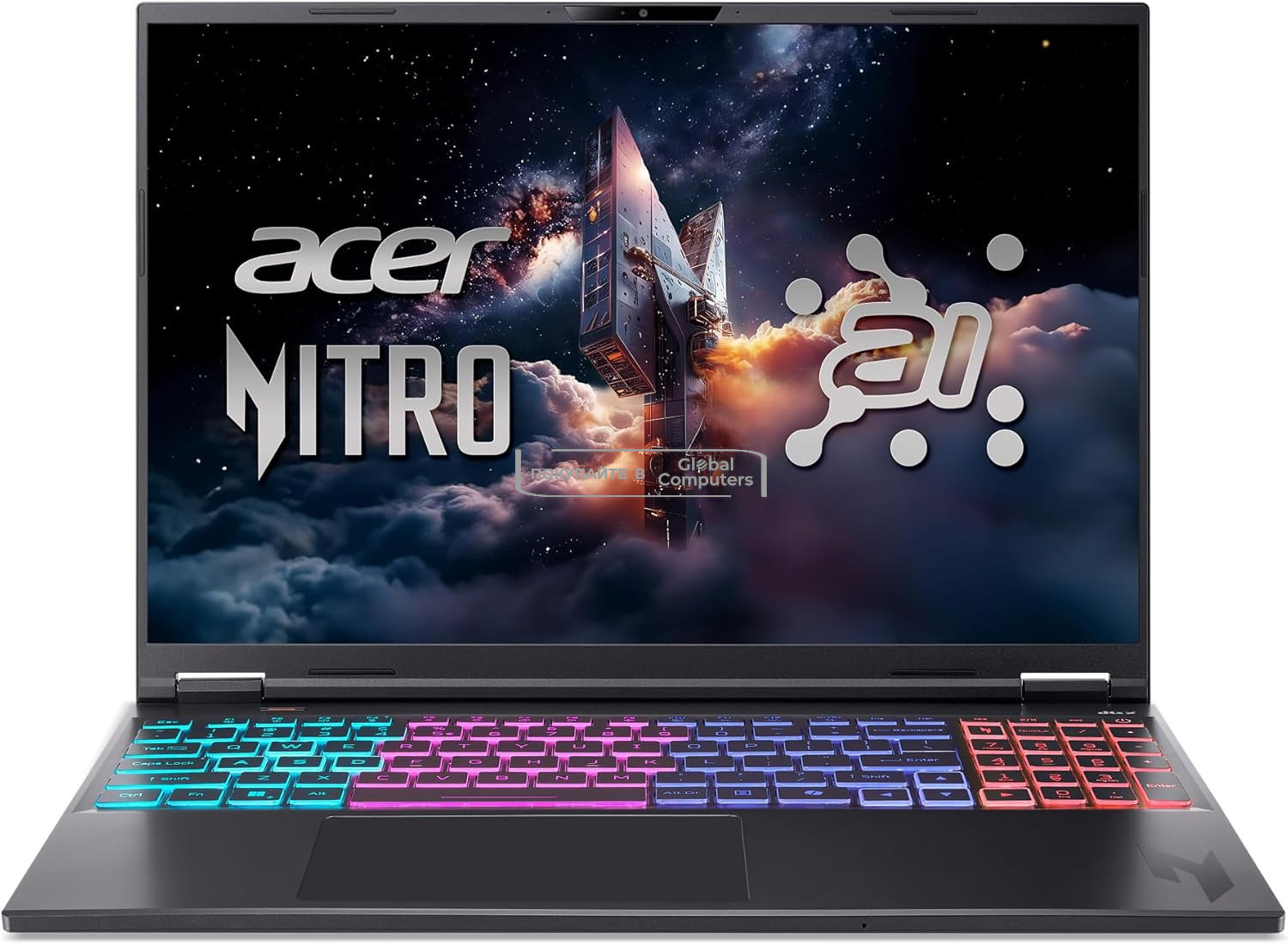 Acer Nitro 16S AI ANV16-61-R2QY 16" FHD AMD Ryzen AI 5 340H/16GB/512GB SSD/RTX 5060/Win 11 фото