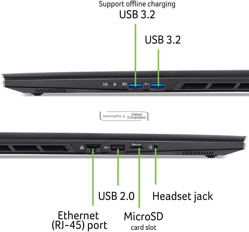Acer Nitro 16S AI AN16S-61-R7YL 16" FHD AMD Ryzen AI 7 350H/16GB/1TB SSD/RTX 5060/Win 11 фото