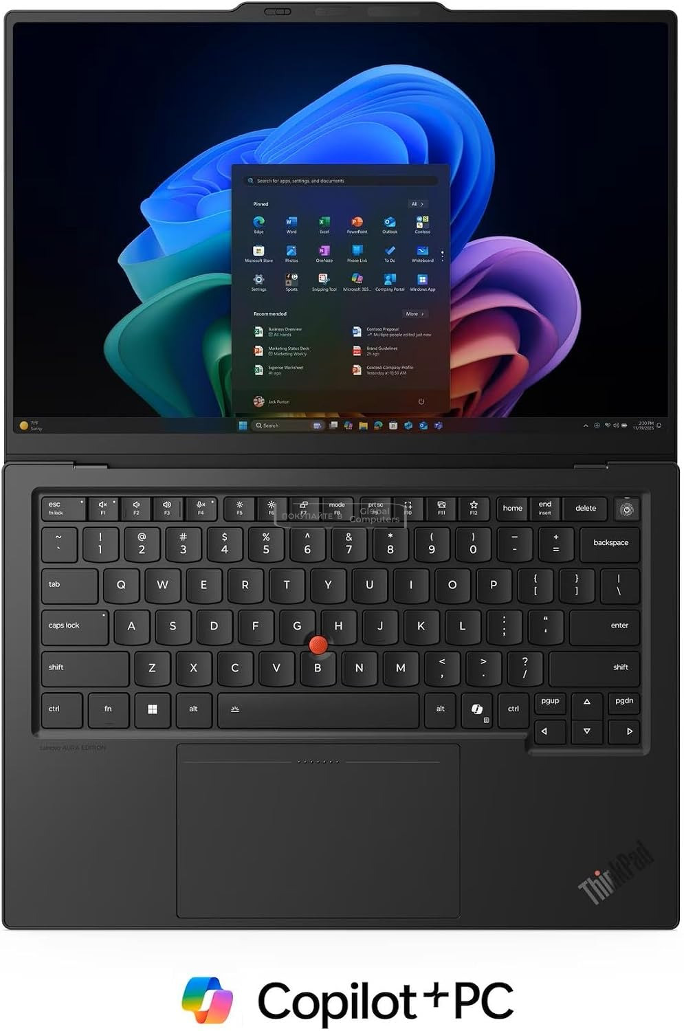 Lenovo ThinkPad X1 Carbon Gen 14 Aura WUXGA Touch Intel Core Ultra 7 365 vPro/32GB/1TB SSD/Win 11 фото
