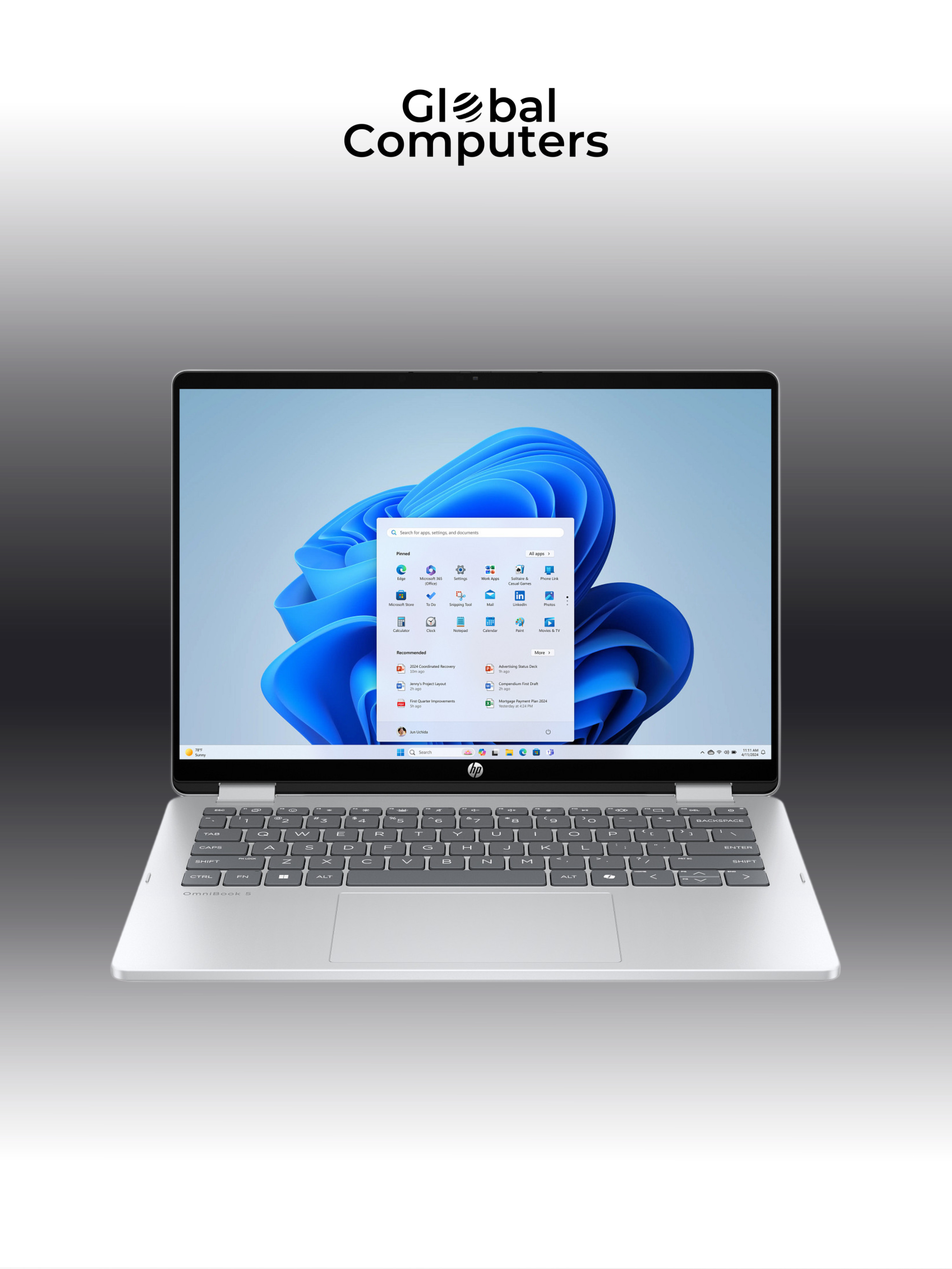 Ноутбук HP OmniBook 5 Flip 14-fp0023dx (Intel Core Ultra 7 150U 1.8GHz/ 14"/ 1920x1200/ 16GB LPDDR5/ 512GB SSD/ Intel Graphics/ Win 11 Home)