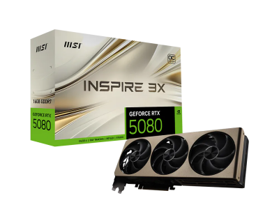 MSI GeForce RTX 5080 16GB INSPIRE 3X OC GDDR7 фото