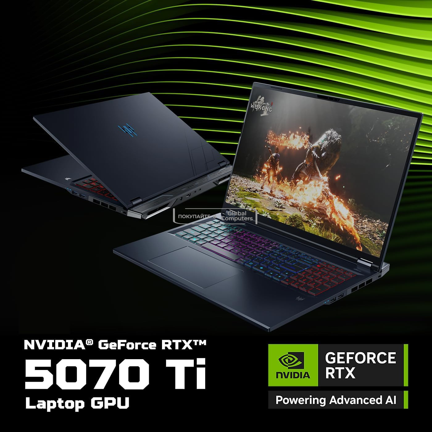Acer Predator Helios Neo 18 AI PHN18-72-92Y3 QHD Core Ultra 9 275HX/16GB/1TB SSD/RTX 5070 Ti/Win 11 фото