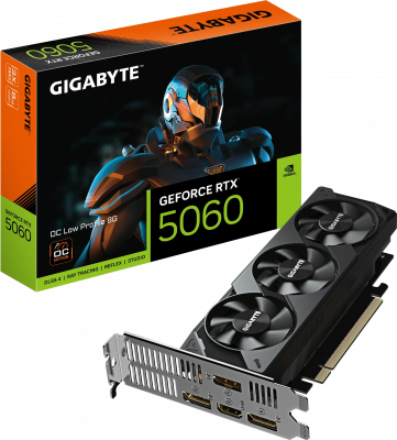 GIGABYTE GeForce RTX 5060 OC Low Profile 8G (9VN5060O8L-00-G10) фото