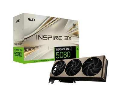 MSI GeForce RTX 5080 16GB INSPIRE 3X OC GDDR7 фото