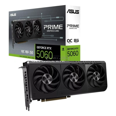 ASUS PRIME GeForce RTX 5060 8GB GDDR7 OC Edition фото